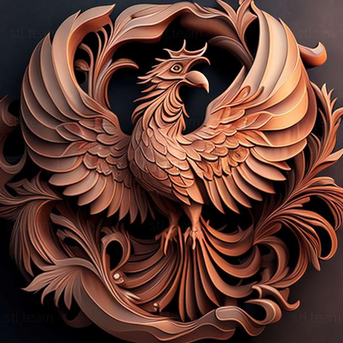 3D model phoenix (STL)